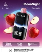 ELF BAR MOON NIGHT 40000 PUFFS Two Apple