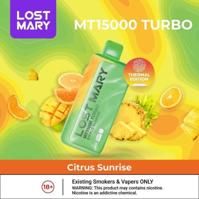 LOST MARY MT15000 TURBO 5% Citrus Sunrize