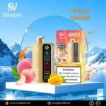 SILVAPER Ice 40000 Puffs Disposable Vape Price in Dubai Peach Mango