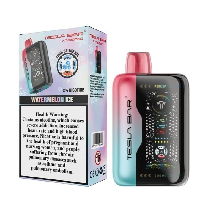 TESLA BAR XT 30000 Puffs 20mg Nicotine Vape Watermelon Ice