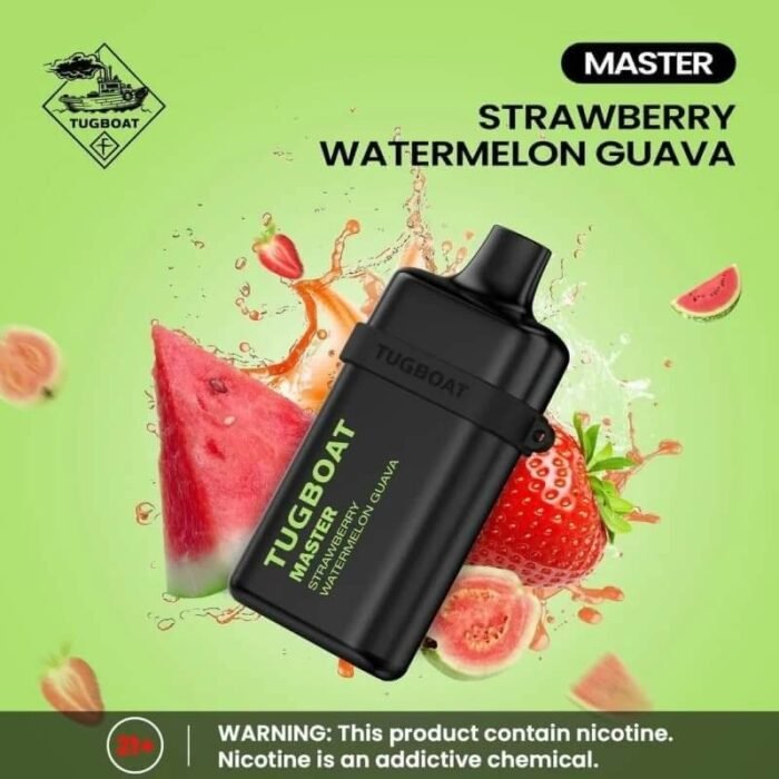 TUGBOAT Master 10000 Puffs Strawberry Watermelon Guava